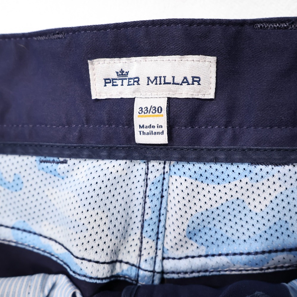 PETER MILLAR Men's 33x30 Navy Blue EB66 Performance 5-Pocket Pants - Picture 4 of 9